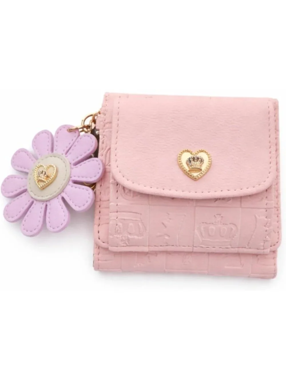 Chic Powder Blush Bifold Wallet | Stylish & Compact Design for Everyday Use